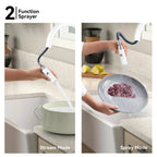 Textured High-Arc Pull-Down Kitchen Faucet – Dual Function Swivel Spray Head – KF1088
