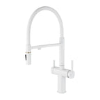 Dual-Output Pull-Out Kitchen Faucet – Filtered Water Tap, 360° Swivel Spray Head – KFB1098