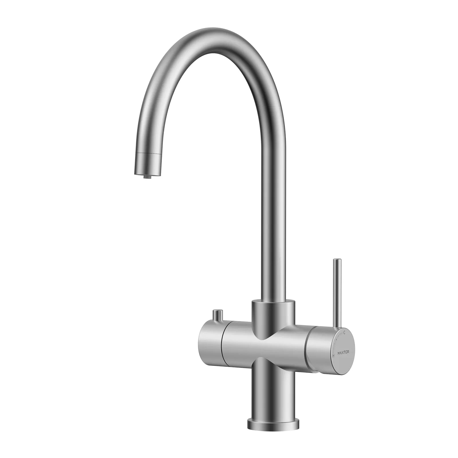 Dual-Output Kitchen Faucet with Filtered Water Tap, 2-Function Spray, Solid Brass – KFB1502 Brushed Nickel