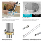 5-Function Solid Brass Pull-Out Kitchen Faucet with Filtered Water Tap – KFB1504