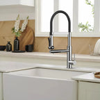 5-Function Solid Brass Pull-Out Kitchen Faucet with Filtered Water Tap – KFB1504