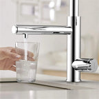 5-Function Solid Brass Pull-Out Kitchen Faucet with Filtered Water Tap – KFB1504