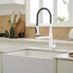 5-Function Solid Brass Pull-Out Kitchen Faucet with Filtered Water Tap – KFB1504