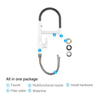 Semi-Pro Solid Brass Pull-Out Kitchen Faucet with Filtered Water Tap – 3-Function Sprayer – KFB1506