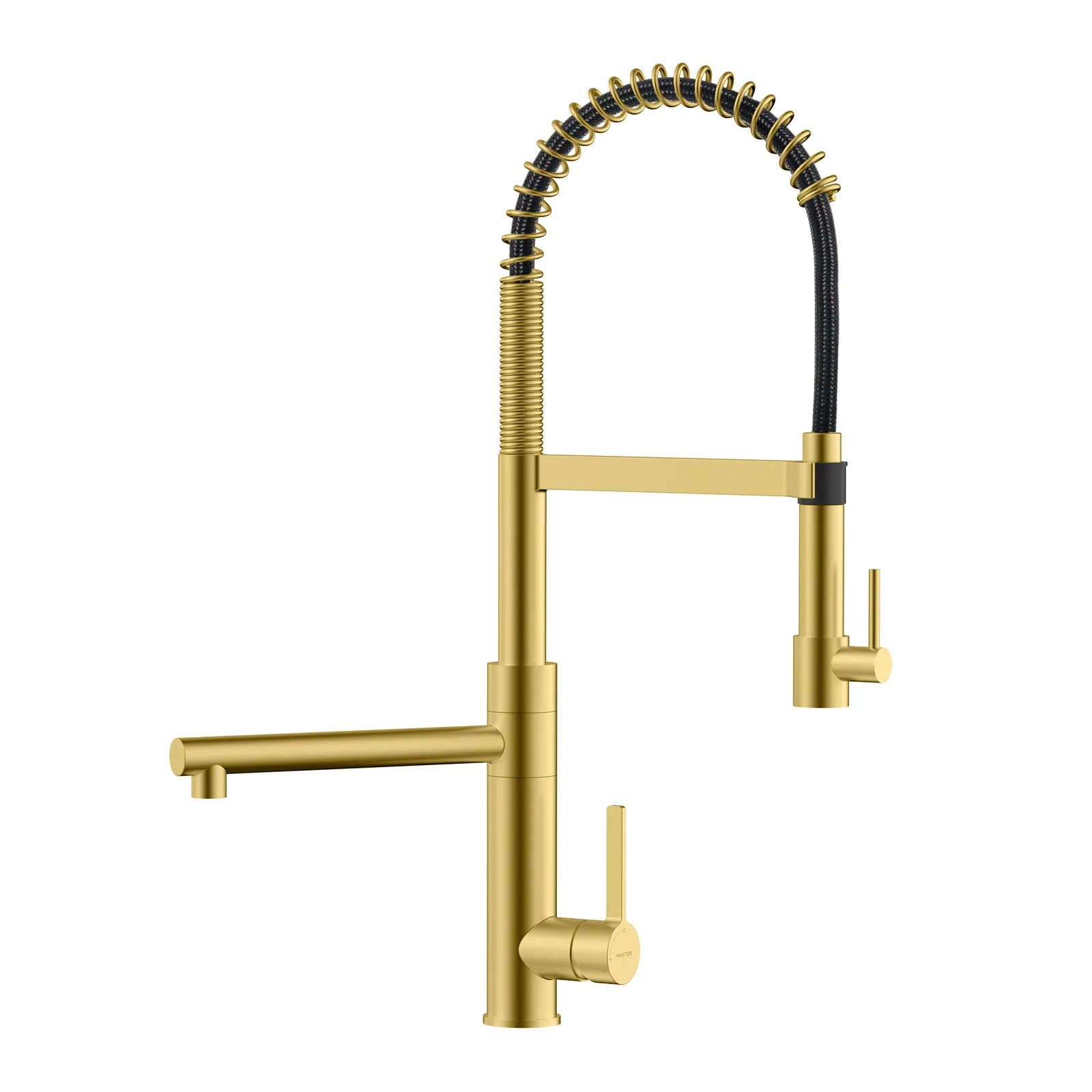 Semi-Pro Solid Brass Pull-Out Kitchen Faucet with Filtered Water Tap – Dual-Function Sprayer – KFB1508