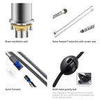 Solid Brass Pull-Down Kitchen Faucet – 3-Function Spray Head – KFB1511