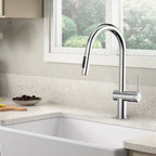 Solid Brass Pull-Down Kitchen Faucet – 3-Function Spray Head – KFB1511