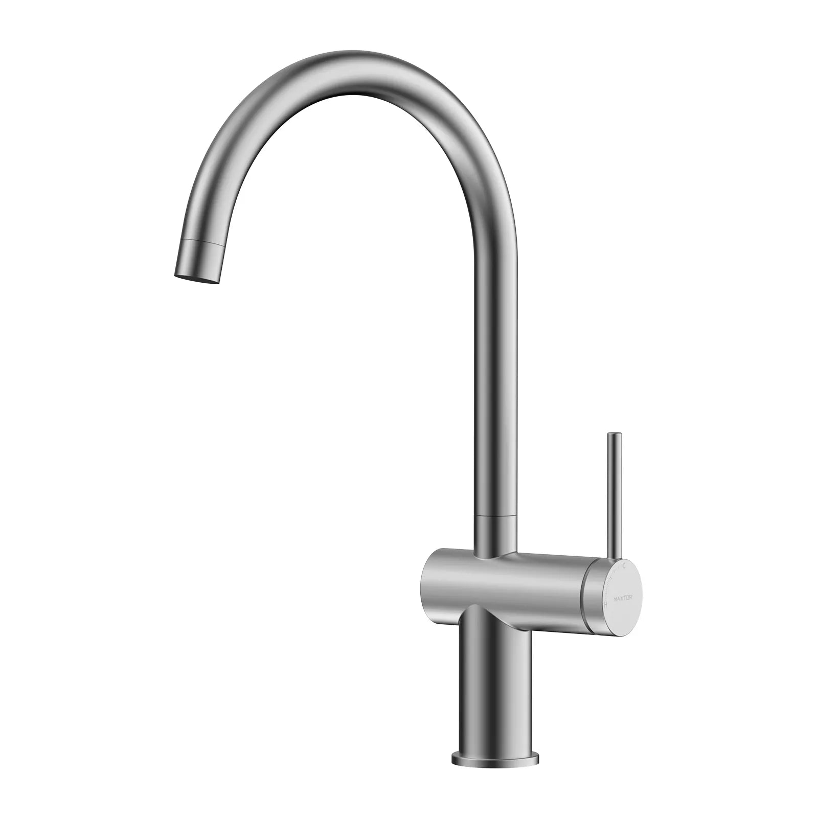 Solid Brass Kitchen Bar Faucet – High-Arc Single Handle Mixer – KFB1801 Brushed Nickel