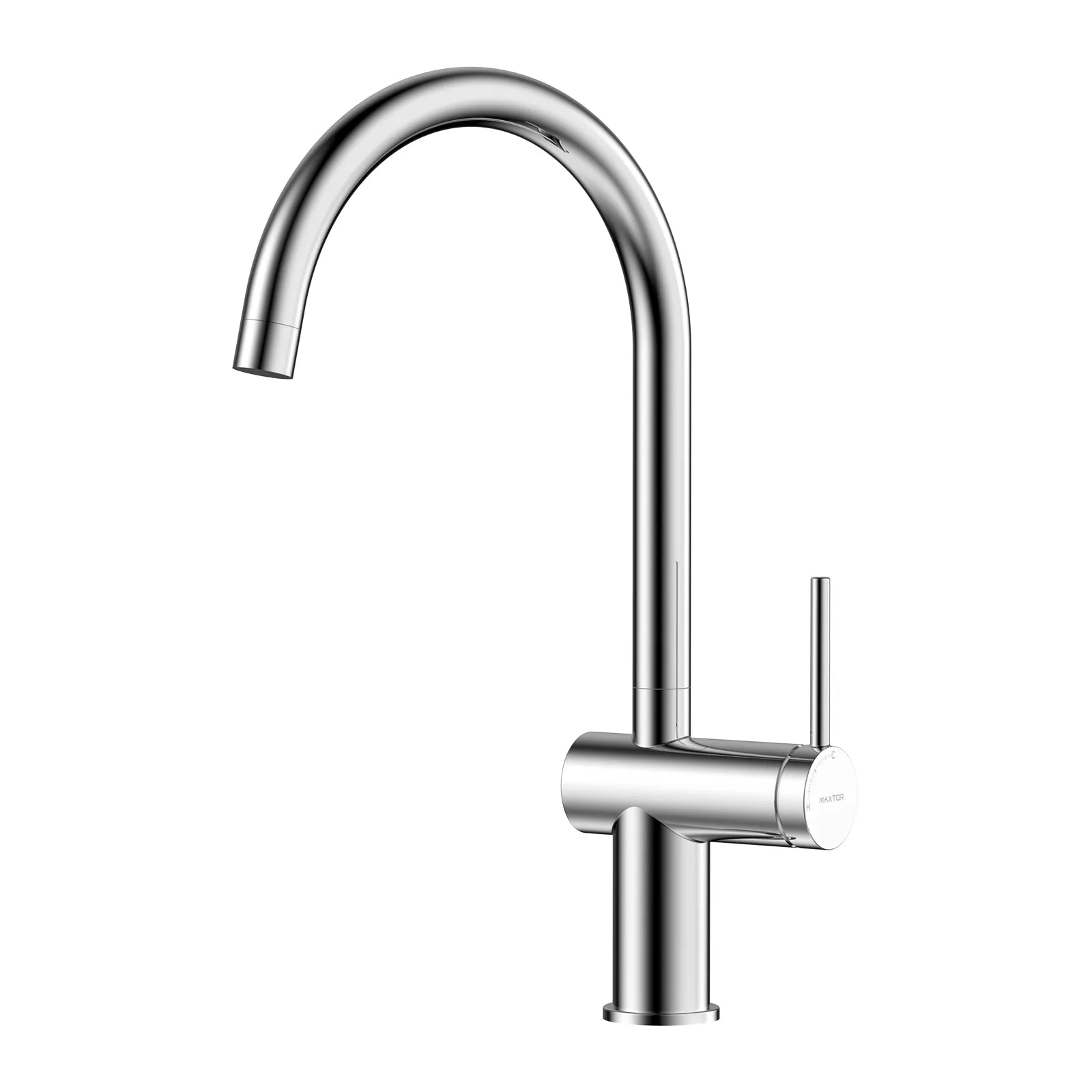 Solid Brass Kitchen Bar Faucet – High-Arc Single Handle Mixer – KFB1801 Chrome