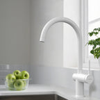 Solid Brass Kitchen Bar Faucet – High-Arc Single Handle Mixer – KFB1801