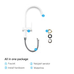 Solid Brass Kitchen Bar Faucet – High-Arc Single Handle Mixer – KFB1801