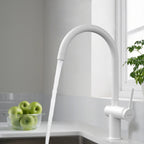 Solid Brass Kitchen Bar Faucet – High-Arc Single Handle Mixer – KFB1801