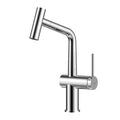 Solid Brass Dual-Function Pull-Down Kitchen Faucet – Single Handle Mixer – KFB1806 Chrome