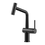 Solid Brass Dual-Function Pull-Down Kitchen Faucet – Single Handle Mixer – KFB1806 Matte Black