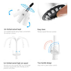 Solid Brass Dual-Handle Pull-Down Kitchen Faucet – Dual Function Spray – KFB2021