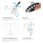 Solid Brass Dual-Handle Pull-Down Kitchen Faucet – Dual Function Spray – KFB2022