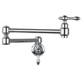 Wall Mounted Pot Filler Faucet with Double Swing Arm-MPF0201 Chrome
