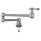 Wall Mounted Pot Filler Faucet with Double Swing Arm-MPF0201 Chrome