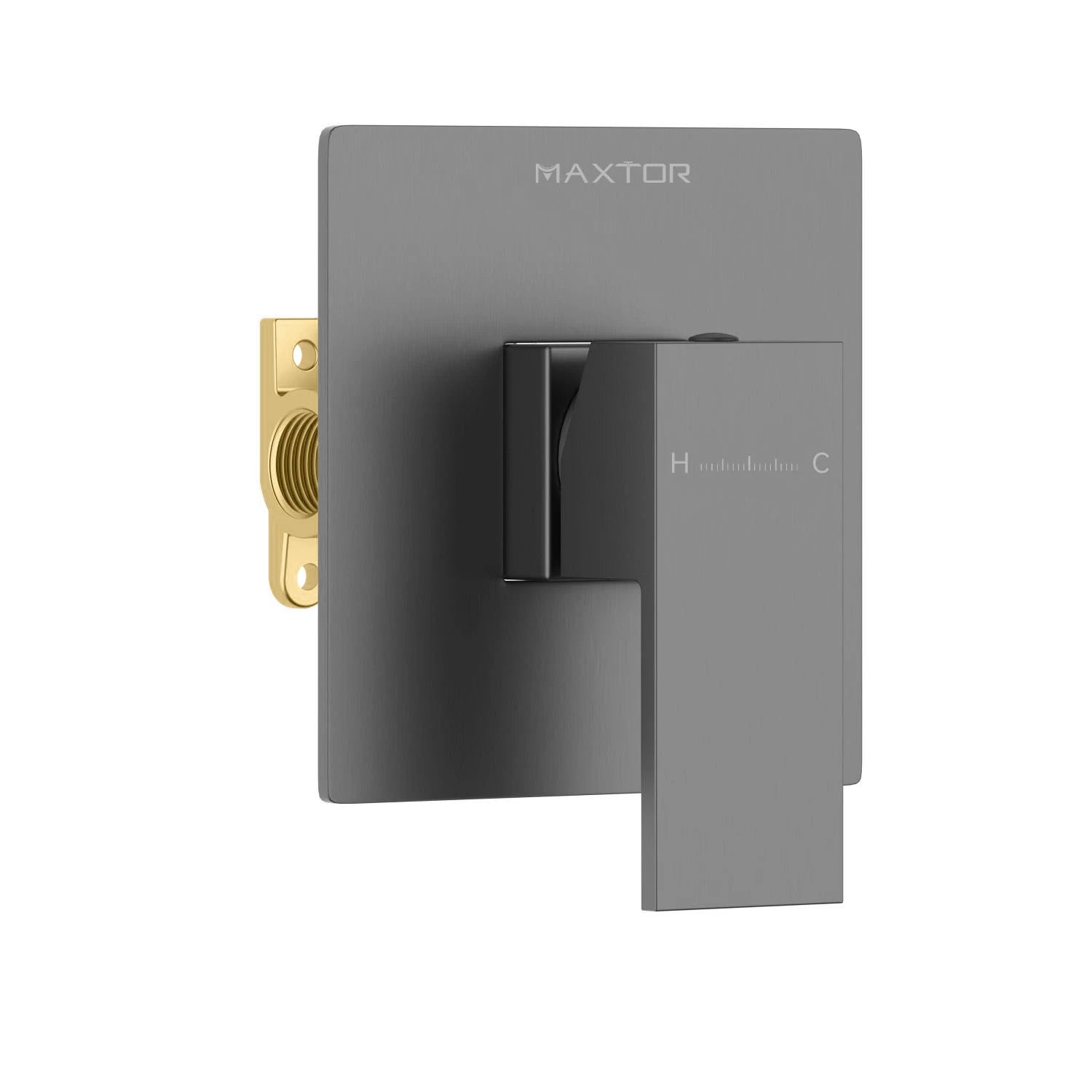 1 Way Wall Concealed Shower Valve – MT601000 Brushed Gun Metal