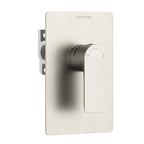 Solid Brass 1-Way Wall Concealed Shower Valve with Trim Plate (Pressure Balance Type)-MT601003 Brushed Nickel