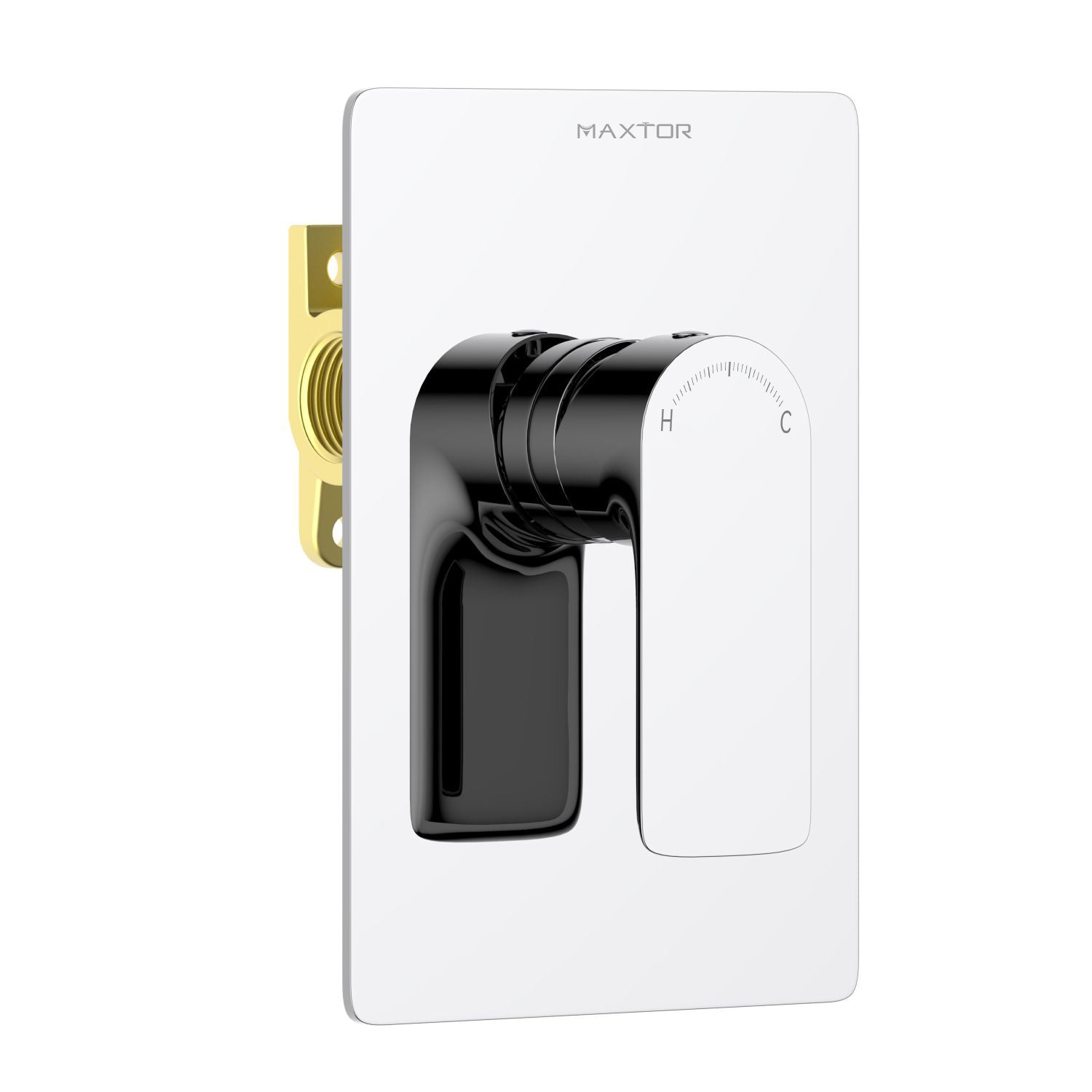 Solid Brass 1-Way Wall Concealed Shower Valve with Trim Plate (Pressure Balance Type)-MT601003 Chrome