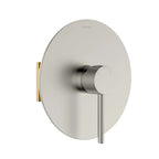 1 Way Wall Concealed Pressure Balance Shower Valve with Trim Plate – Knurled Handle – MT601031 Brushed Nickel
