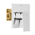 MAXTOR 1 Way Wall Concealed Shower Rough-In Valve with 120×120 mm Trim Plate-MT601065 Chrome