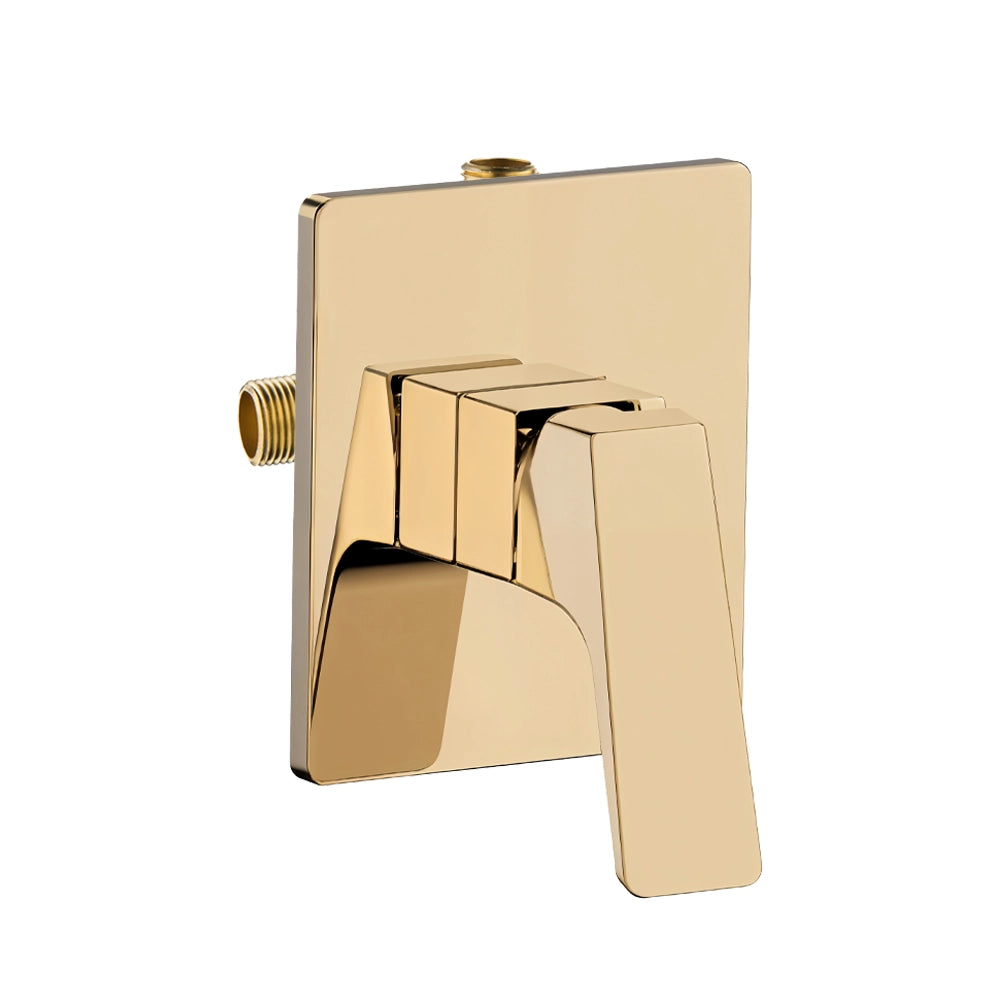 MAXTOR 1 Way Concealed Pressure Balance Valve & Trim with Spain CITEC Cartridge-MT601068 Brushed Gold