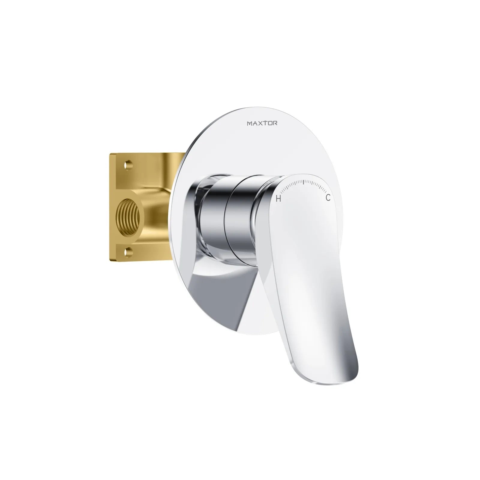 1-Way Pressure Balance Shower Valve with Trim Plate – Single Function Control – MT601076 Chrome