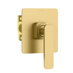 Solid Brass 1-Way Concealed Shower Valve –MT601101 Brushed Gold