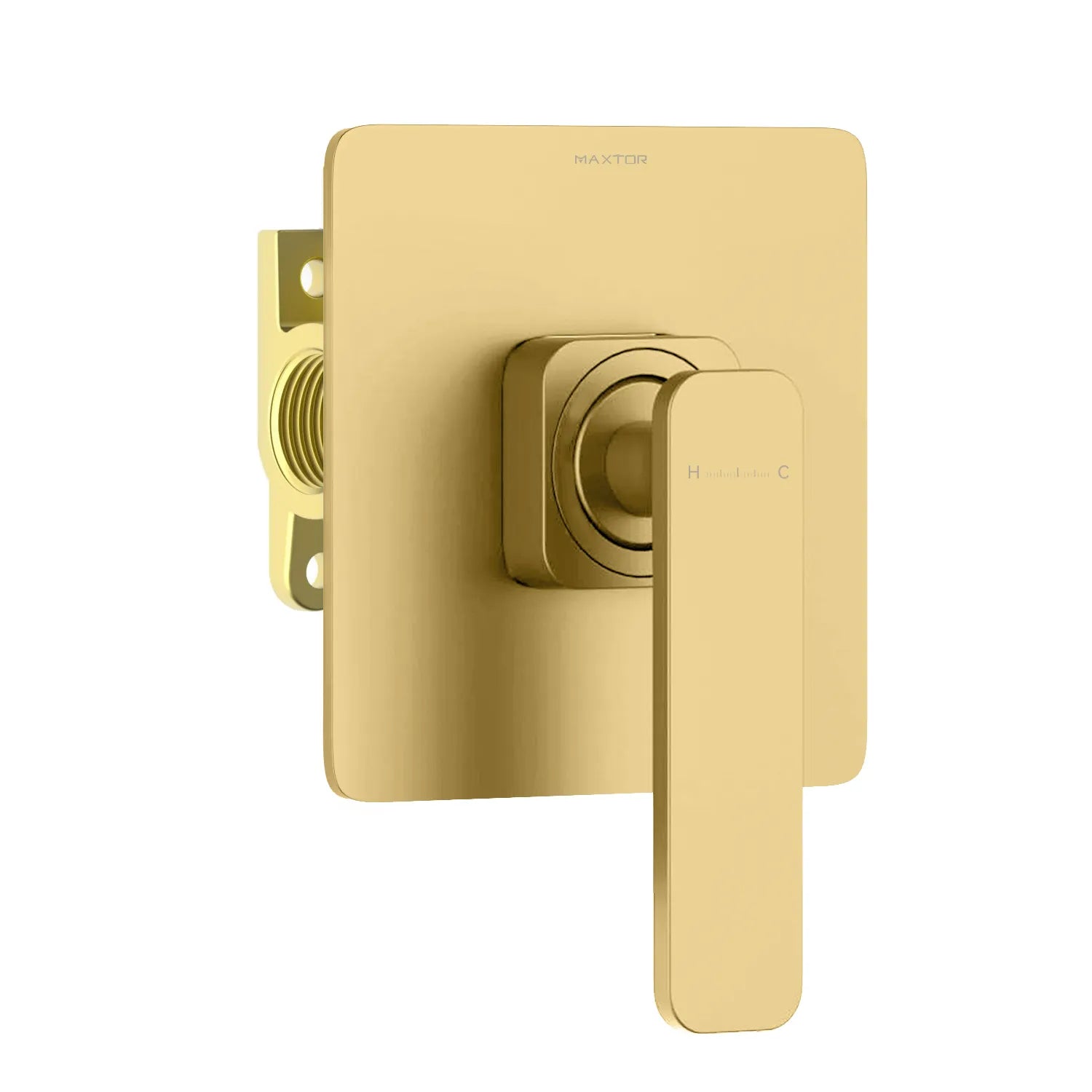 Solid Brass 1-Way Concealed Shower Valve –MT601101 Brushed Gold