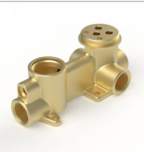 Square Wall Concealed Shower Valve with Trim Plate and 2 outlet MT602100