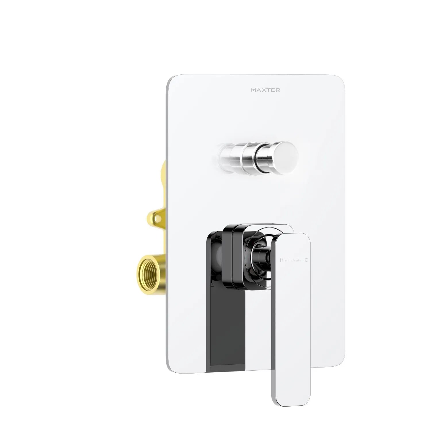 2-Way Concealed Pressure Balance Shower Mixer Valve-MT602001 Chrome