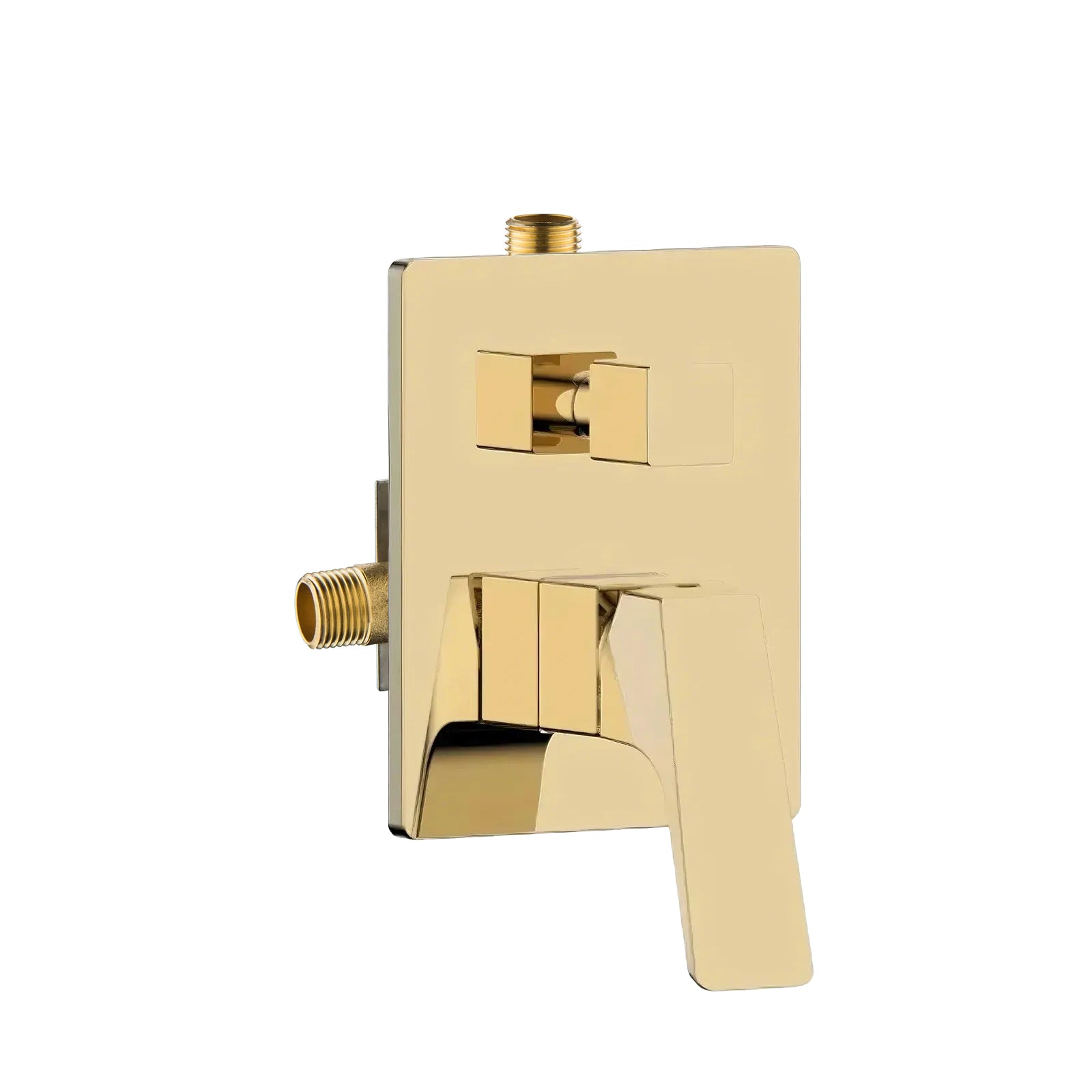 Wall Concealed Pressure Balance Valve & Trim with Diverter AB602068 Brushed Gold