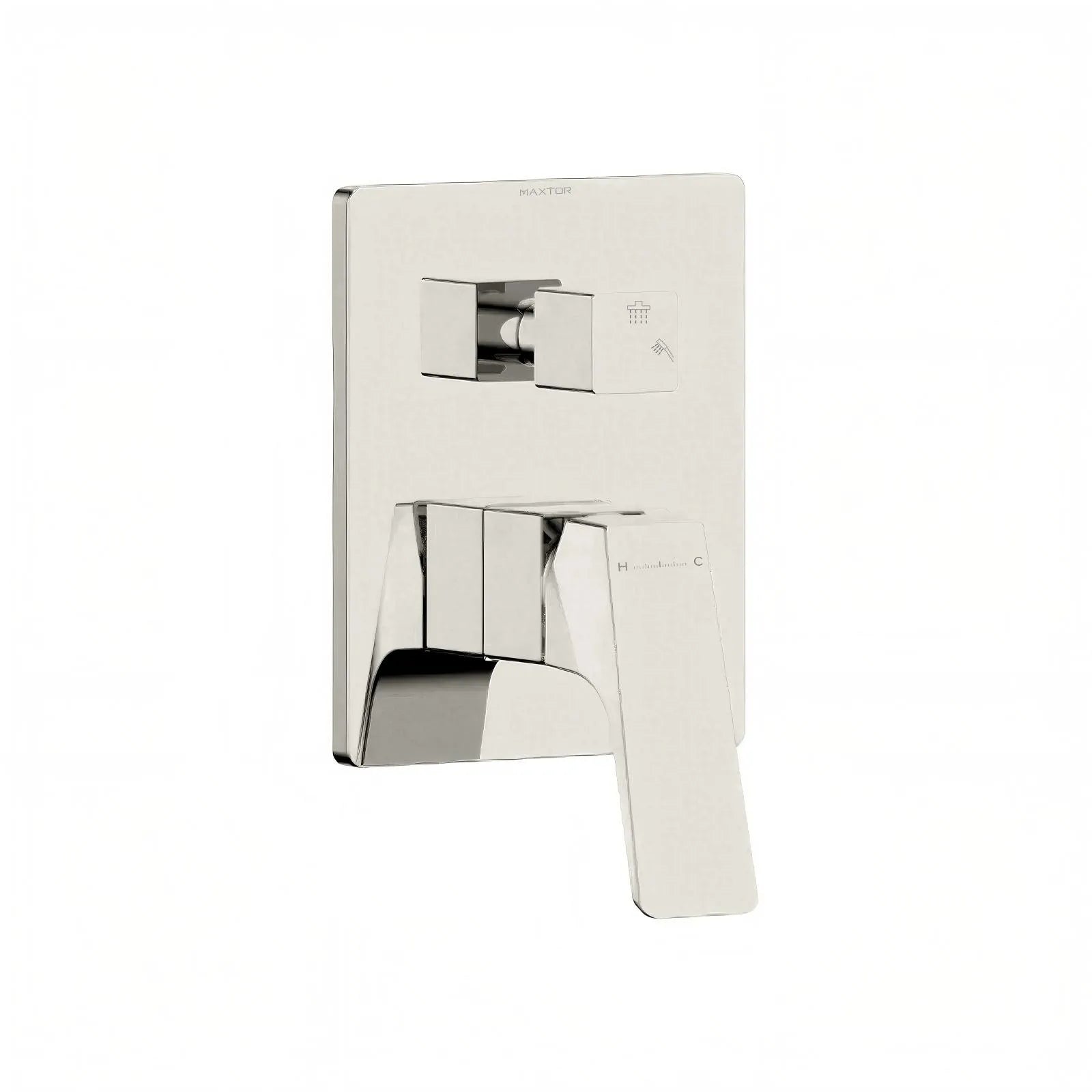 Wall Concealed Pressure Balance Valve & Trim with Diverter AB602068 Brushed Nickel