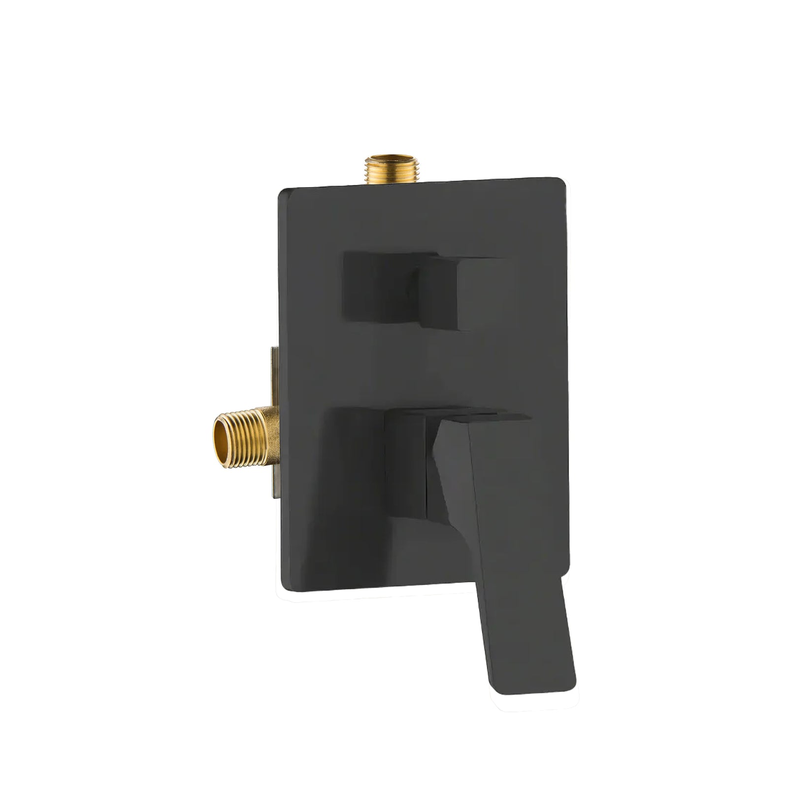 Wall Concealed Pressure Balance Valve & Trim with Diverter AB602068 Matte Black