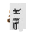 Solid Brass 2-Way Wall Concealed Shower Valve with Diverter and Trim Plate--MT602130 Chrome