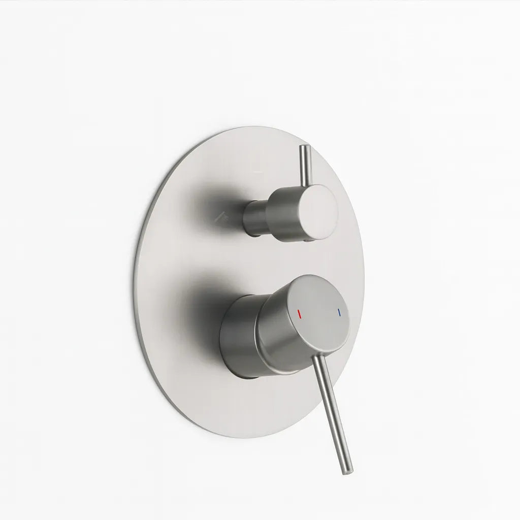 Circular Wall Concealed Shower Valve with 2 Outlets MT602104
