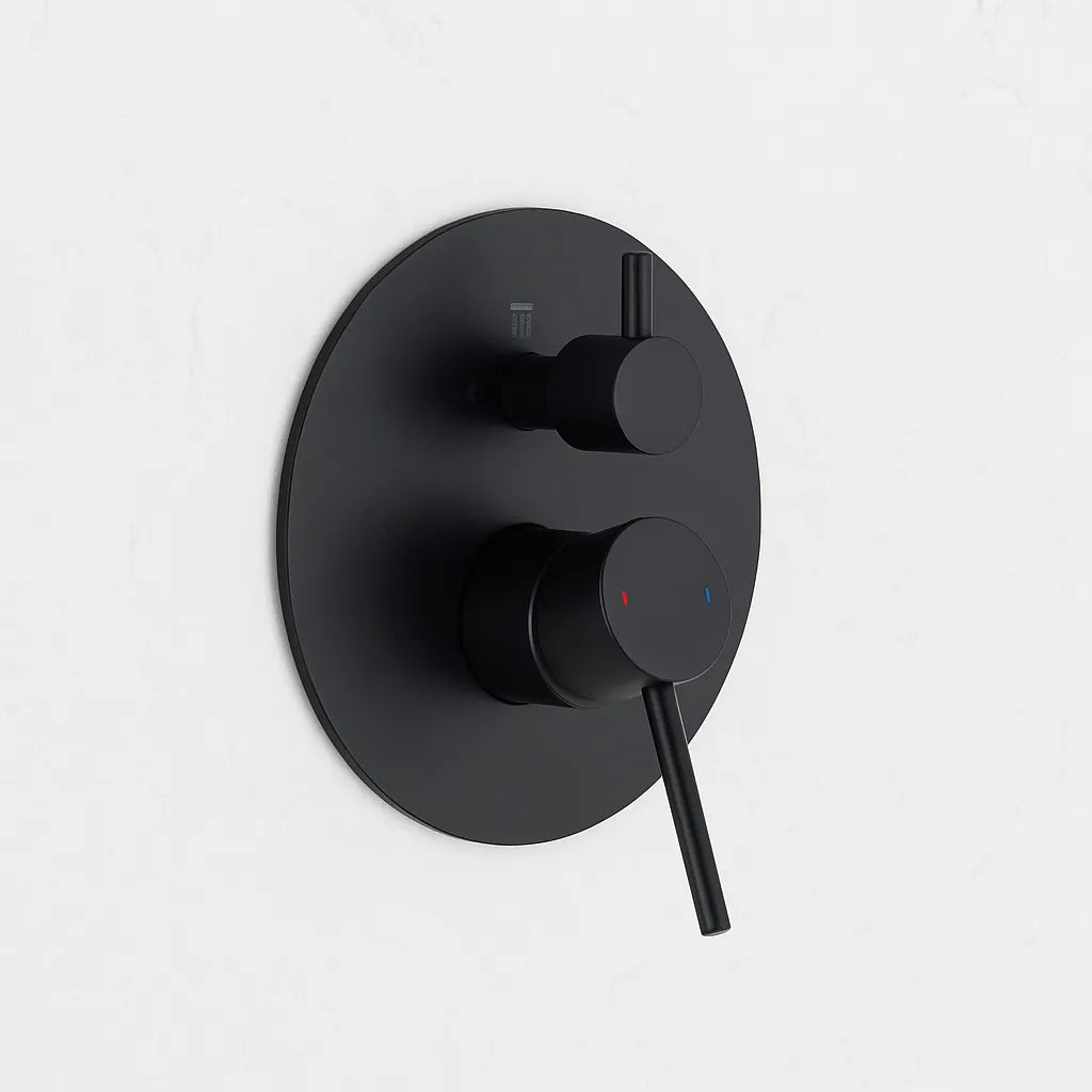 Circular Wall Concealed Shower Valve with 2 Outlets MT602104