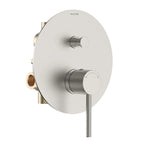 2 Way Wall Concealed Water Pressure Balance Shower Valve with Trim Plate-MT602227 Brushed Nickel