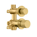 Sure Premium 2-way Wall Concealed Shower Mixer with Trim Plate-MT602327 Brushed Gold