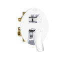 3-Way Pressure Balance Shower Valve with Trim Plate – Triple Outlet Control – MT603076 Chrome