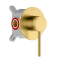Single-Handle Wall Concealed Shower Valve with Universal Rough-in Box-MT611006S Brushed Gold
