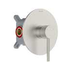 MAXTOR 1 Way Shower Rough In Valve With Box & Trim Plate-MT611031 Brushed Nickel