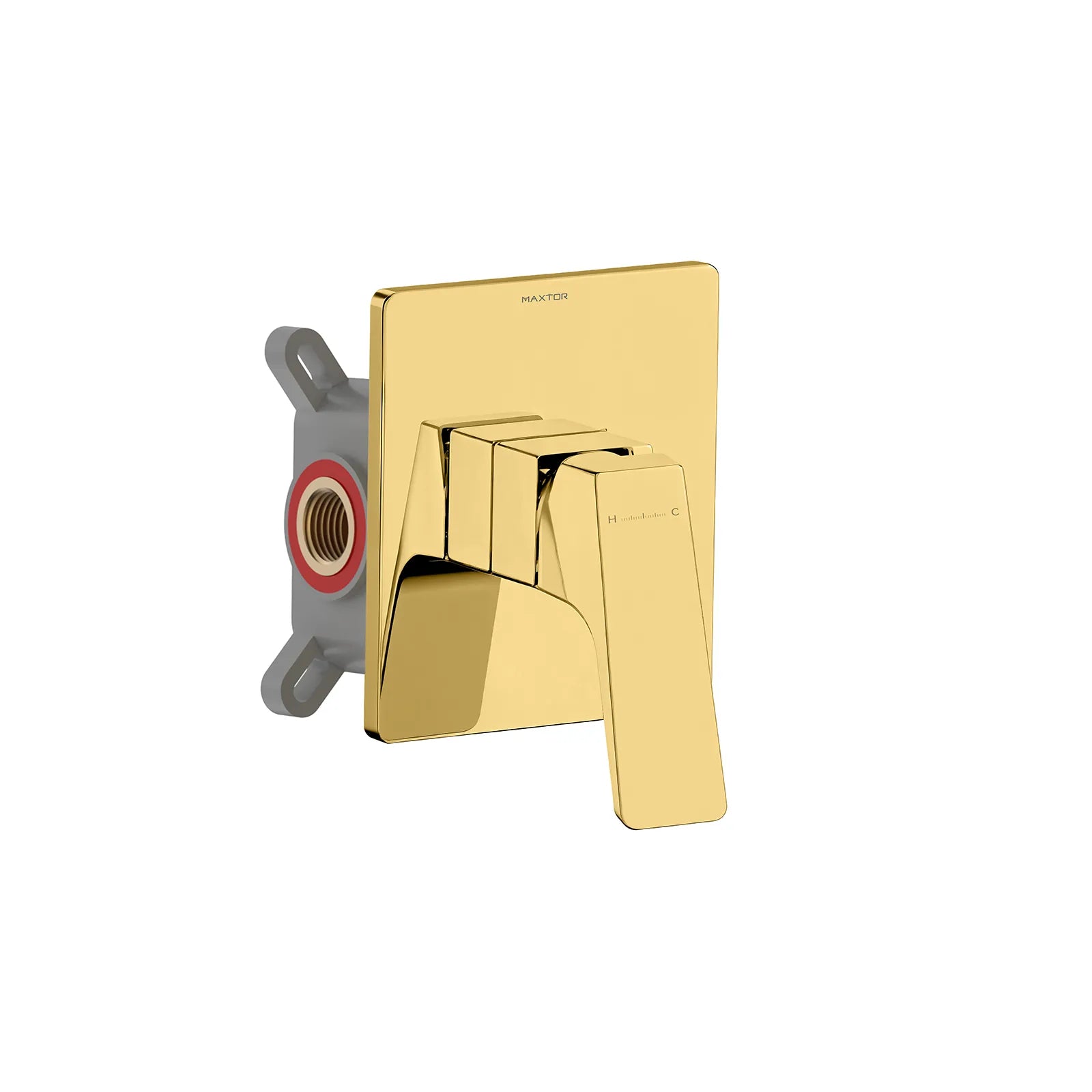 Aurora 1 Way Pressure Balance Shower roughing-in Valve & Trim-MT611068 Brushed Gold