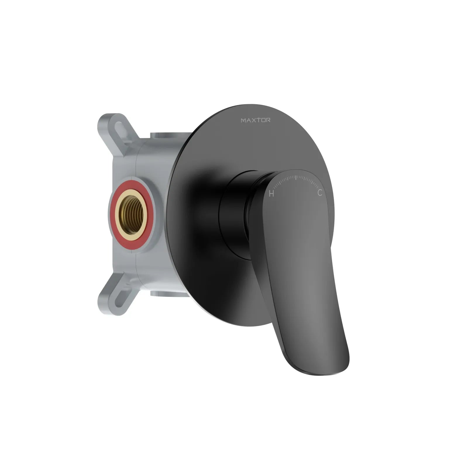 1 Way Shower Rough-In Valve with Easy Plumbing Box – Concealed Mixer Trim Set – MT611076 Brushed Gun Metal