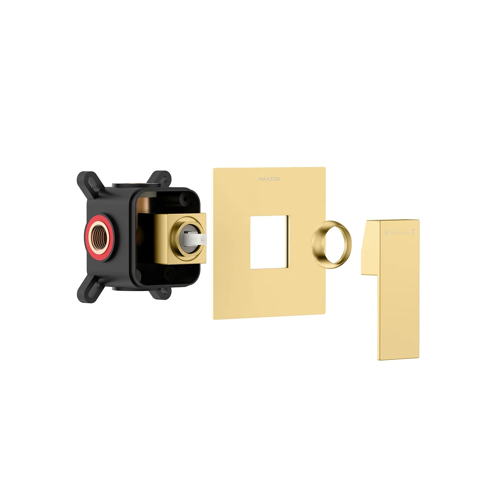 Square Wall Concealed Shower Valve with Protect Box, 1 outlet MT611100
