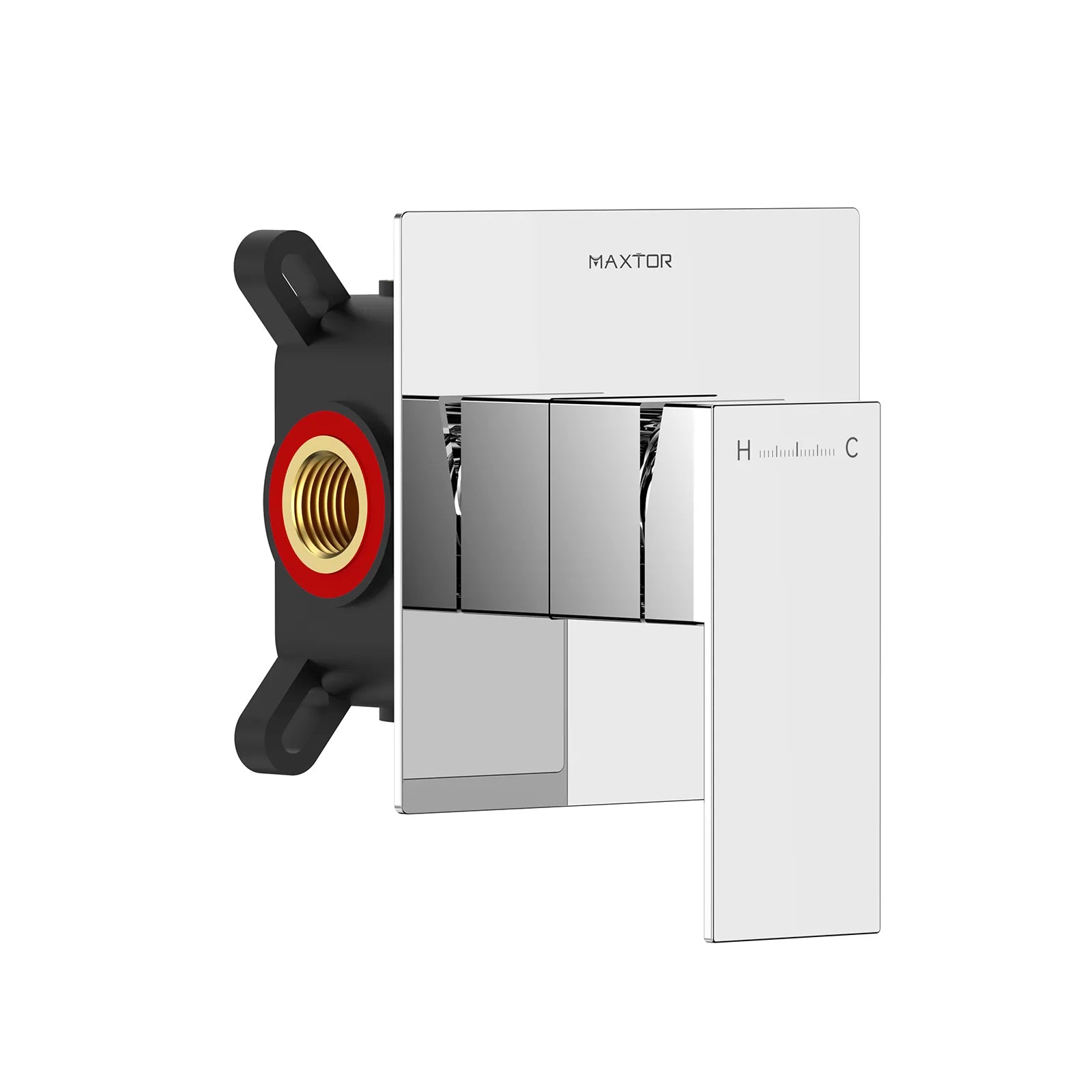 Square Wall Concealed Shower Valve with Protect Box, 1 outlet MT611100 Chrome