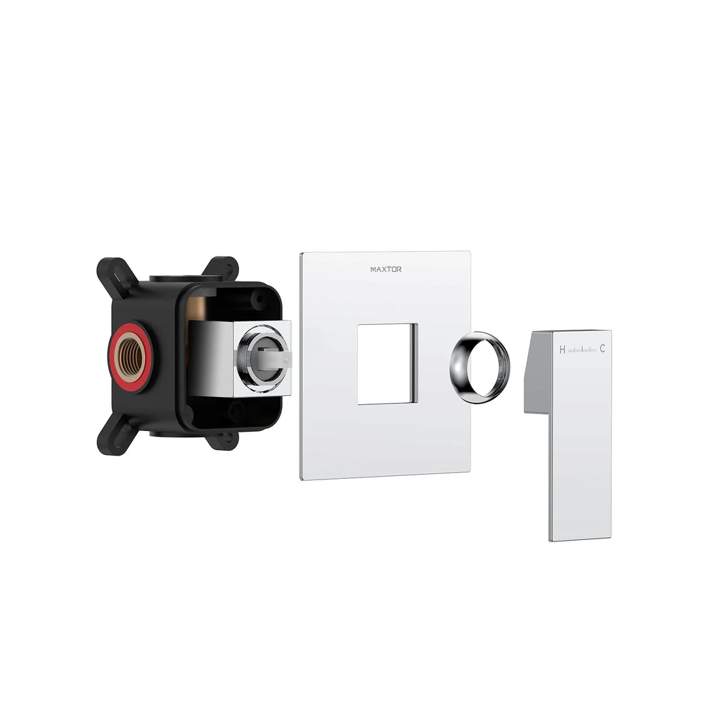 Square Wall Concealed Shower Valve with Protect Box, 1 outlet MT611100