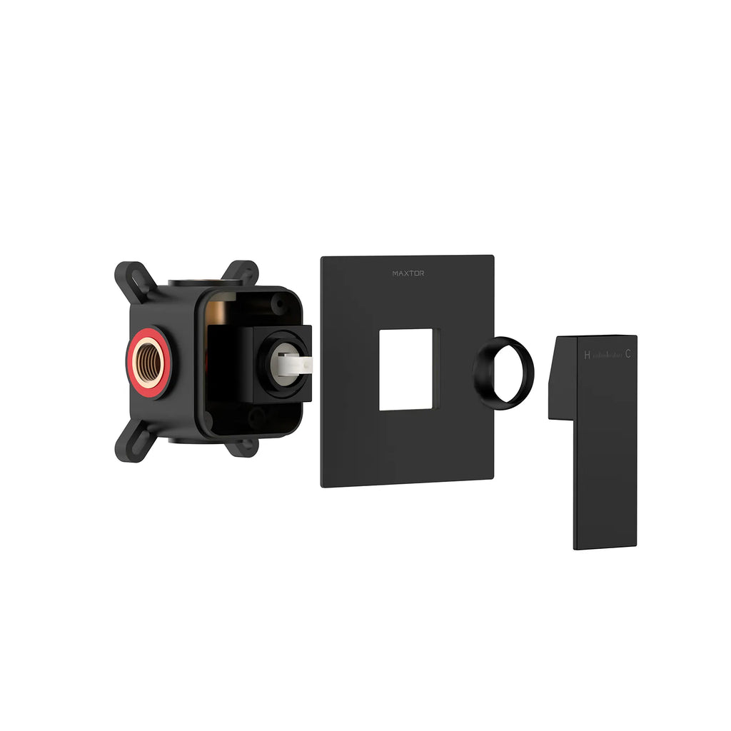 Square Wall Concealed Shower Valve with Protect Box, 1 outlet MT611100